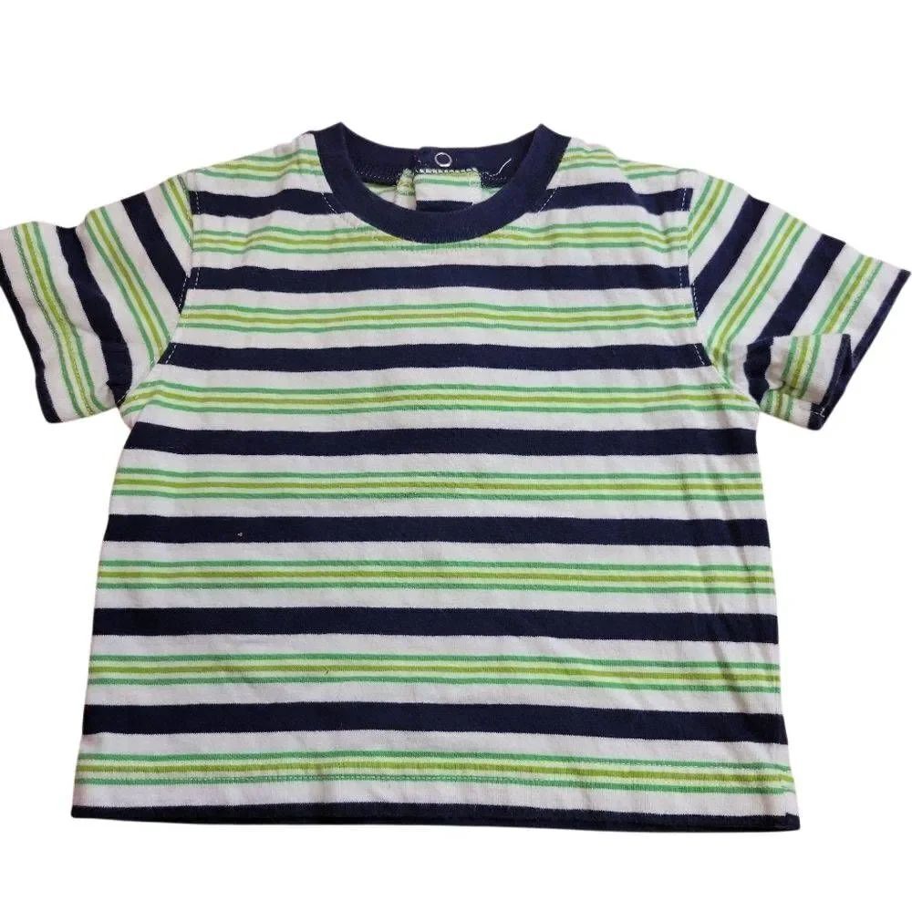 Carter's stripped shirt with snaps 3 mo